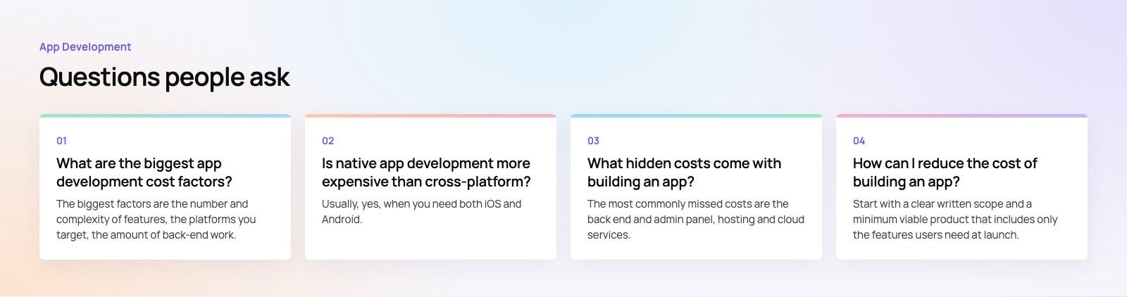 App Development Cost Factors: What Drives the Price of an App: further points, a Codeeo diagram