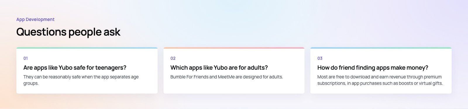 Apps Like Yubo: Safer Ways for Teens to Meet New Friends: further points, a Codeeo diagram