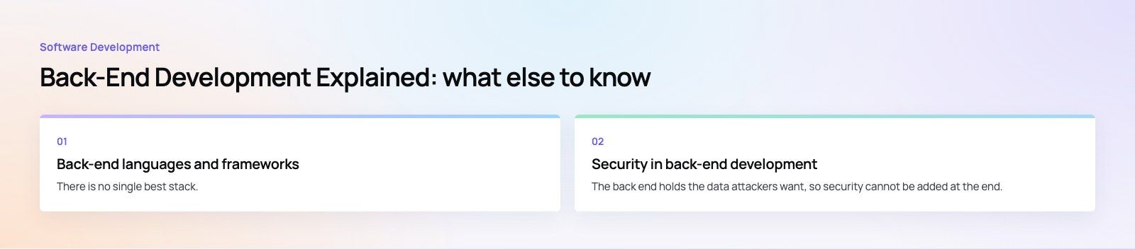 Back-End Development Explained: Servers, Databases and APIs: further points, a Codeeo diagram