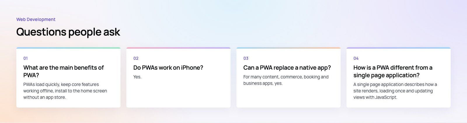 Benefits of PWA: Why Progressive Web Apps Suit Modern Products: further points, a Codeeo diagram