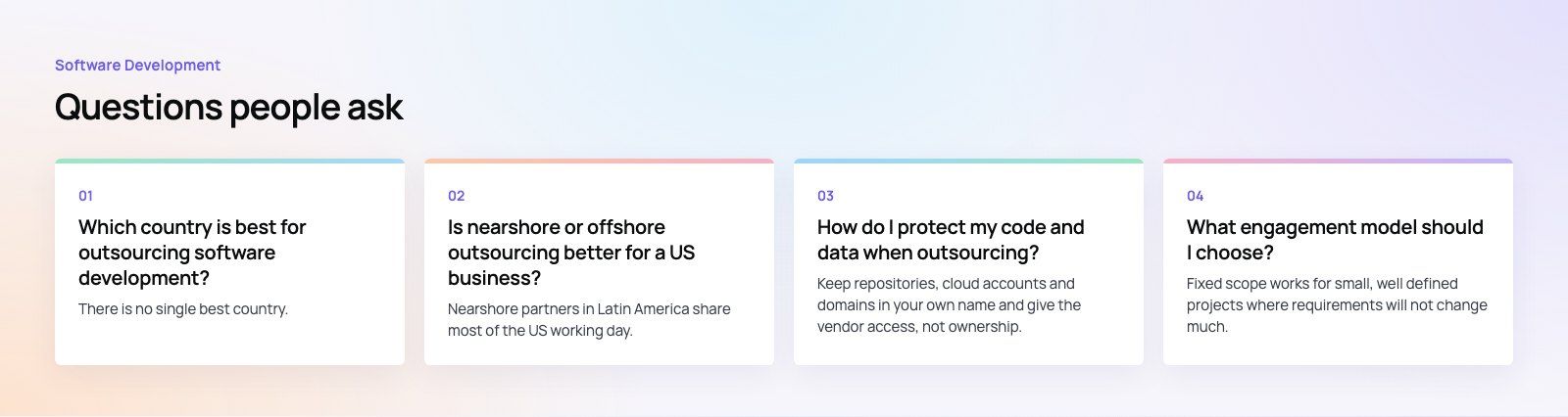 Best Countries to Outsource Software Development and How to Choose: further points, a Codeeo diagram