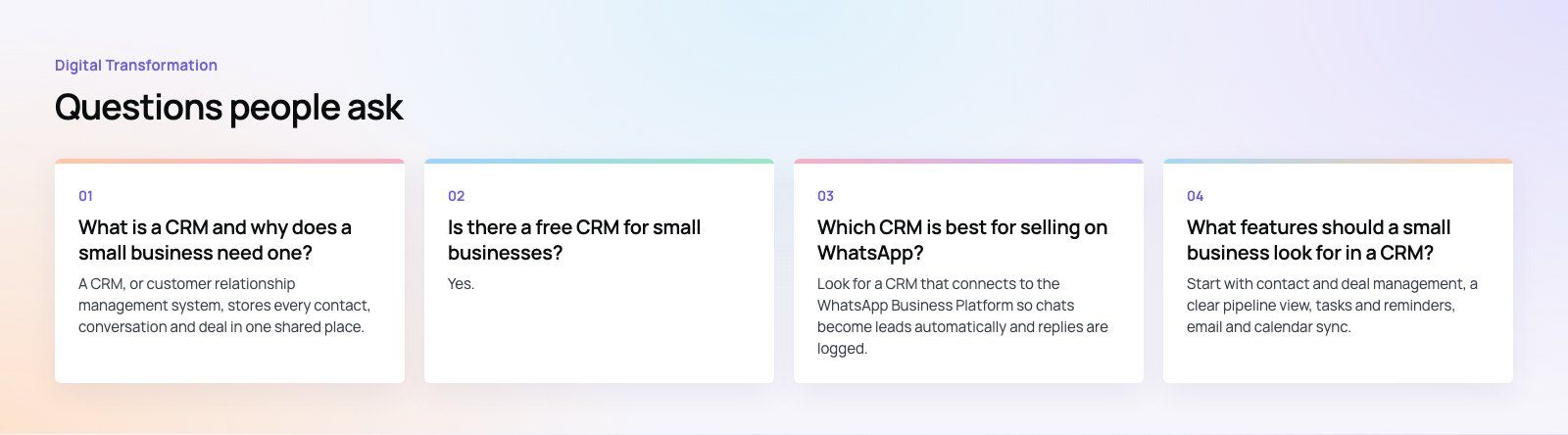 Best CRM for Small Businesses: 10 Options and How to Choose: further points, a Codeeo diagram