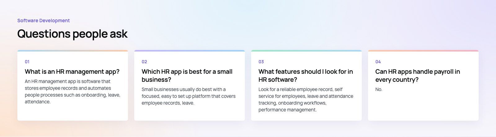 Best HR Management Apps and How to Choose the Right One: further points, a Codeeo diagram