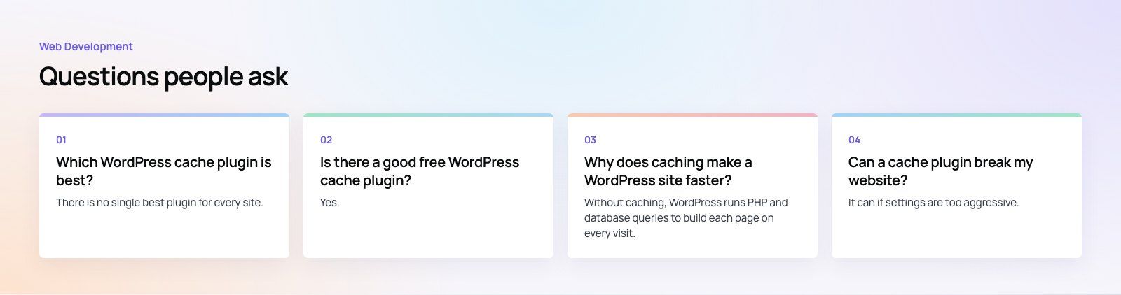 Best WordPress Cache Plugins for a Faster Site: further points, a Codeeo diagram
