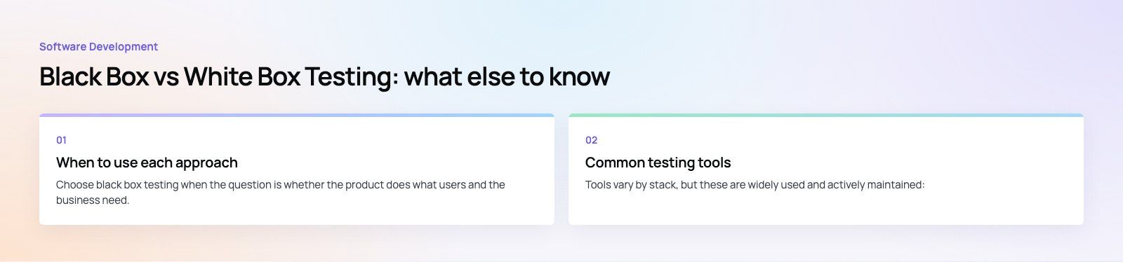 Black Box vs White Box Testing: Key Differences Explained: further points, a Codeeo diagram