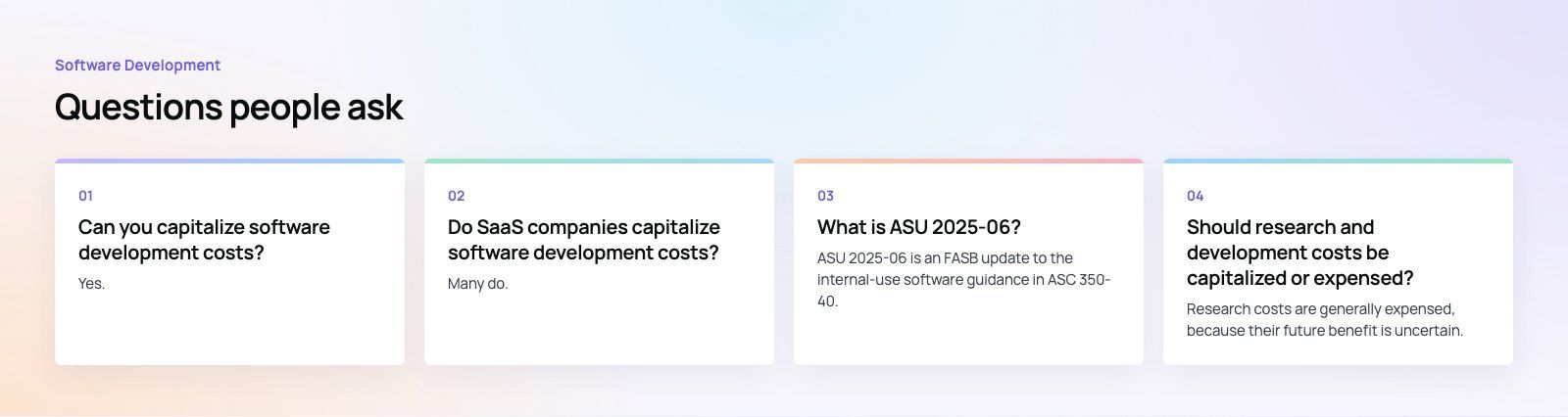 Capitalizing Software Development Costs: Rules and Best Practices: further points, a Codeeo diagram
