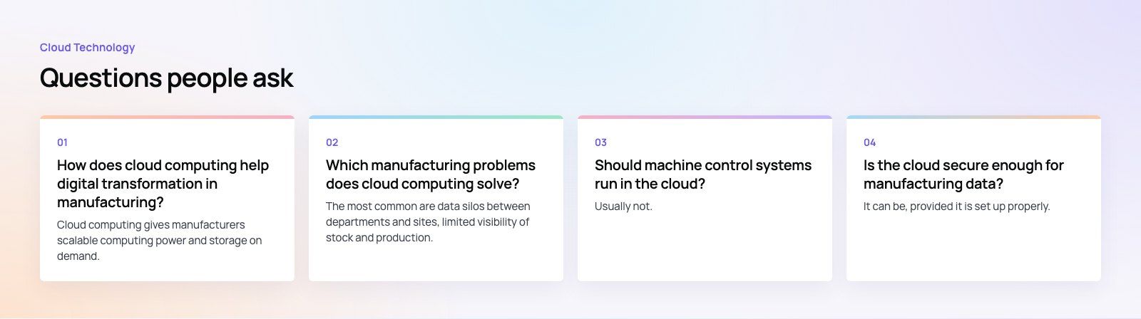 How Cloud Computing Drives Digital Transformation in Manufacturing: further points, a Codeeo diagram