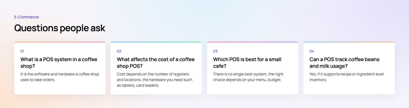 Coffee Shop POS Systems: Features, Benefits and How to Choose: further points, a Codeeo diagram