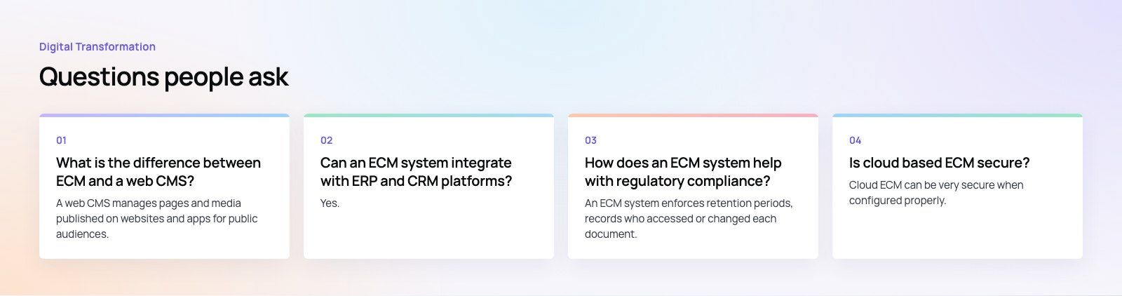 Enterprise Content Management Systems: What They Do and Why: further points, a Codeeo diagram