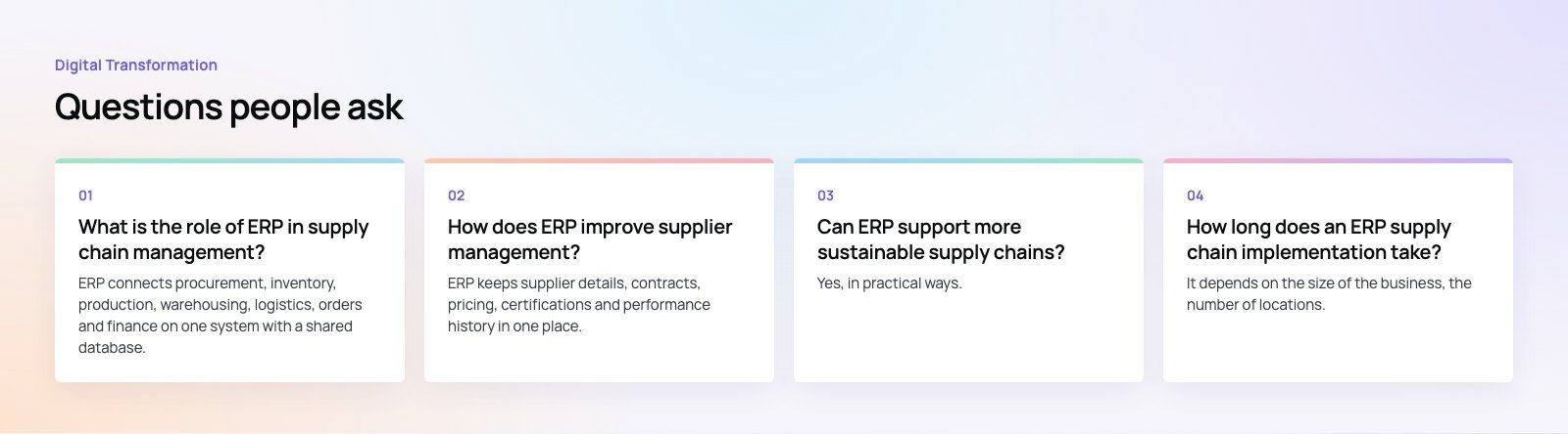 ERP for Supply Chain: Modules, Benefits and Implementation: further points, a Codeeo diagram