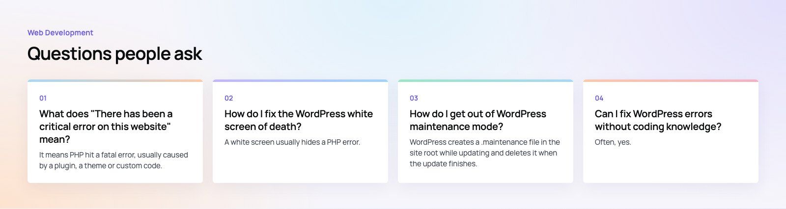 How to Fix Common WordPress Errors: A Step by Step Guide: further points, a Codeeo diagram