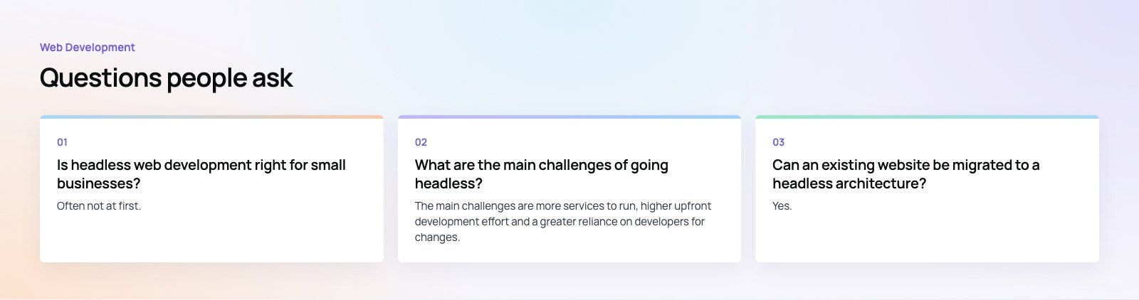 Headless Web Development: Benefits, Trade Offs and When to Use It: further points, a Codeeo diagram