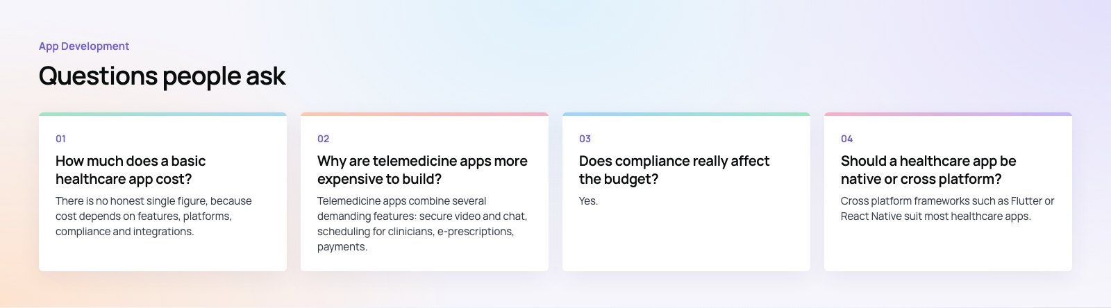 Healthcare App Development Cost: What Drives the Price: further points, a Codeeo diagram