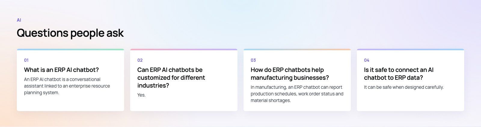 How ERP AI Chatbots Are Changing Business Operations: further points, a Codeeo diagram