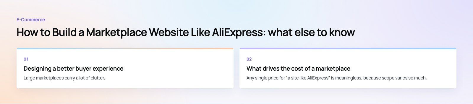 How to Build a Marketplace Website Like AliExpress: further points, a Codeeo diagram