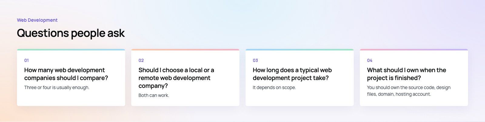 How to Choose a Web Development Company: 16 Practical Checks: further points, a Codeeo diagram