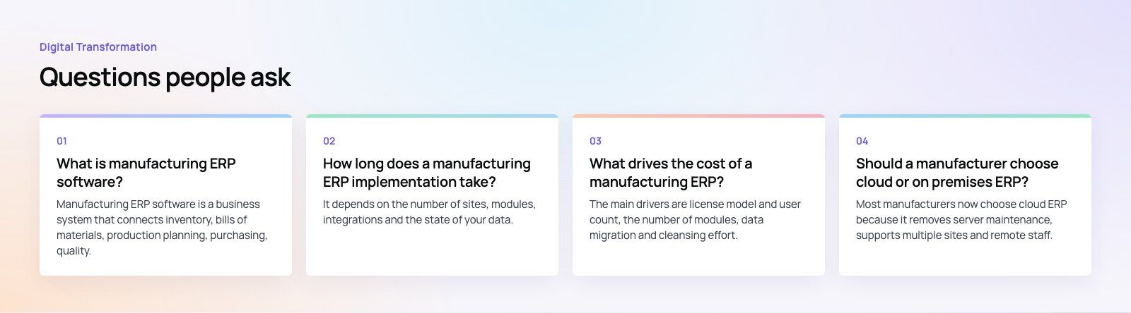 How to Implement a Manufacturing ERP System Without Common Pitfalls: further points, a Codeeo diagram