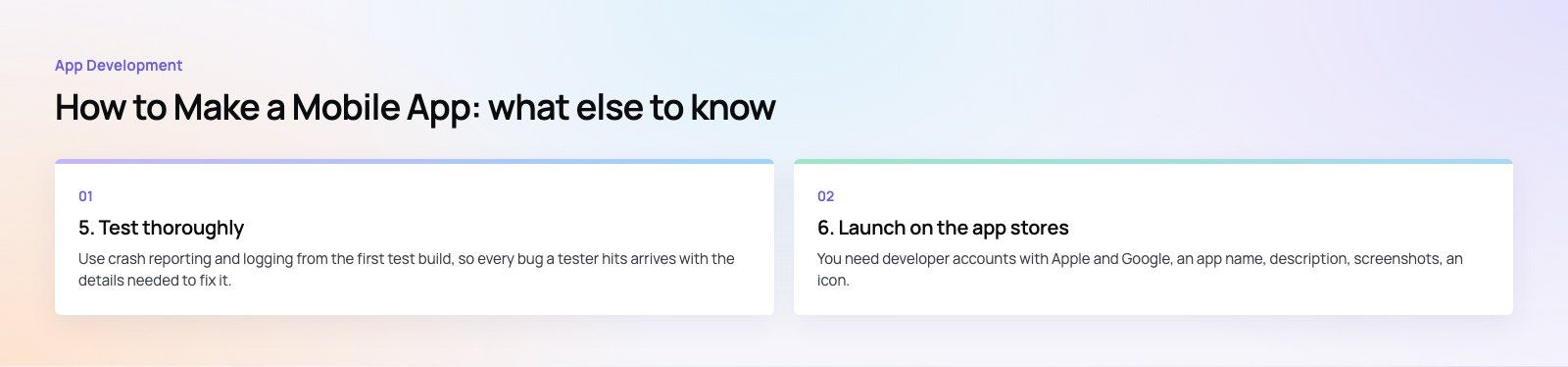 How to Make a Mobile App: From Idea to App Store: further points, a Codeeo diagram