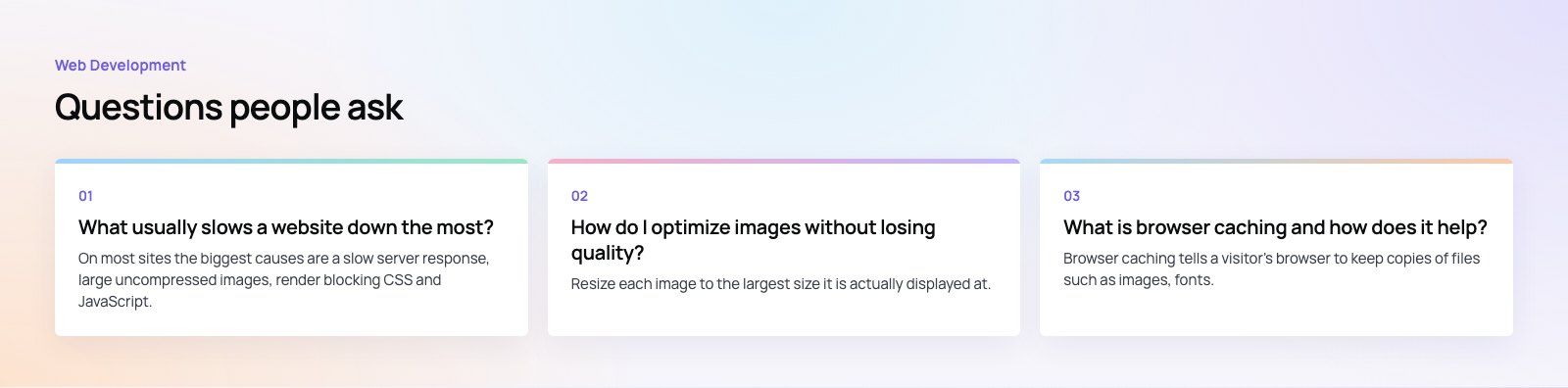 How to Optimize a Website for Fast Page Loads: further points, a Codeeo diagram