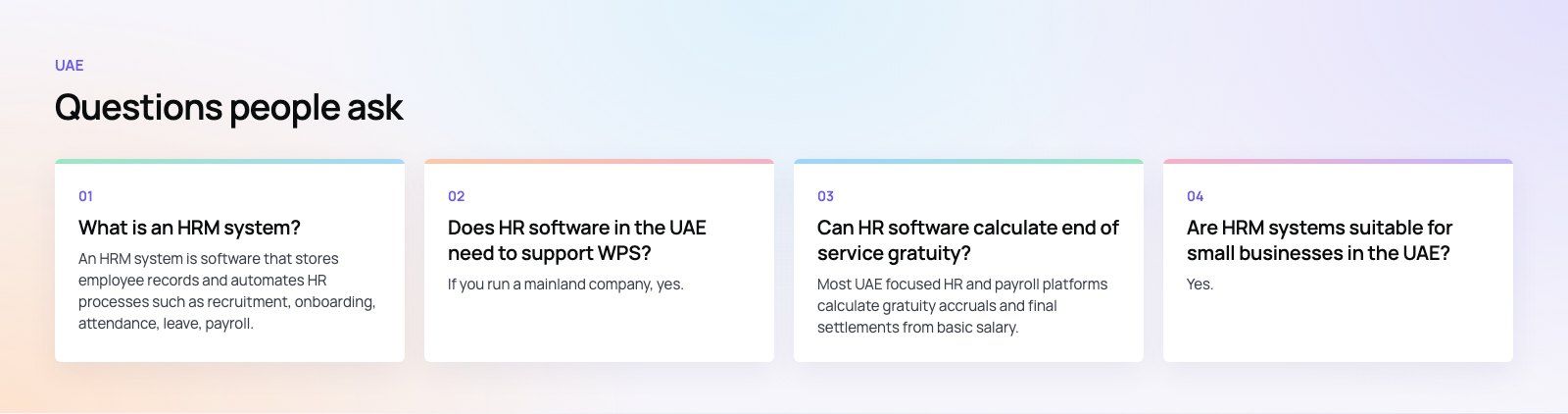 HR Software in the UAE: Features to Insist On and Who to Shortlist: further points, a Codeeo diagram