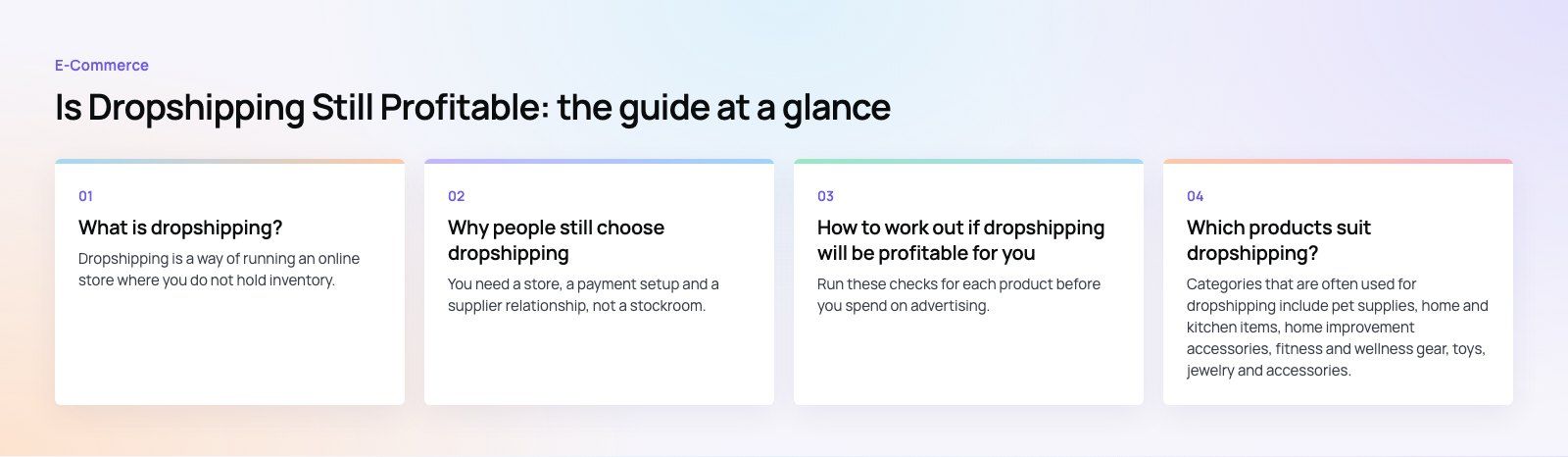 Is Dropshipping Still Profitable? How to Run the Numbers: the main points, a Codeeo diagram