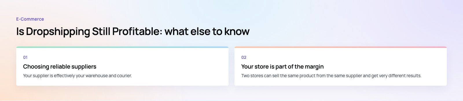 Is Dropshipping Still Profitable? How to Run the Numbers: further points, a Codeeo diagram