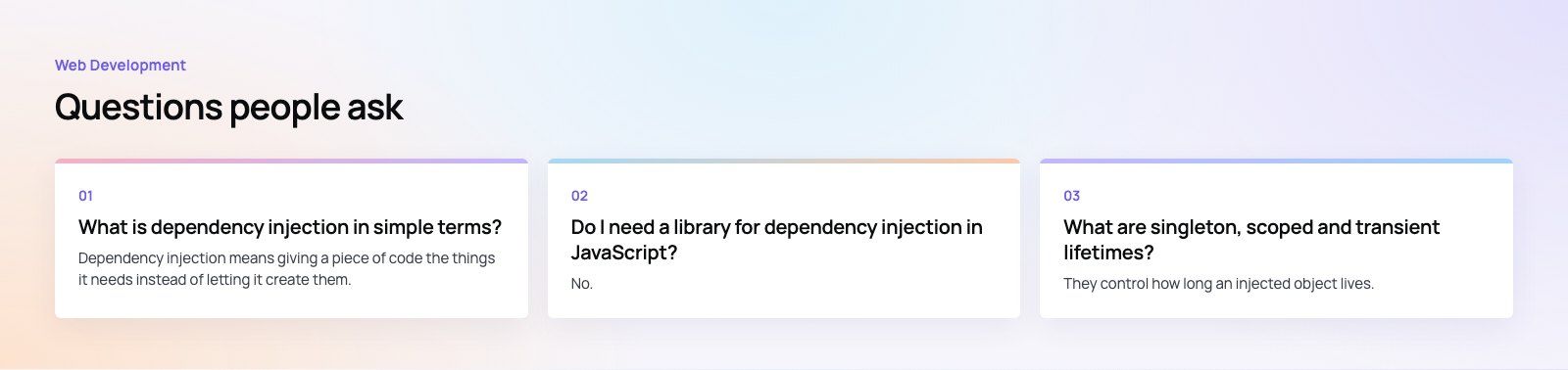 JavaScript Dependency Injection: Best Practices That Work: further points, a Codeeo diagram