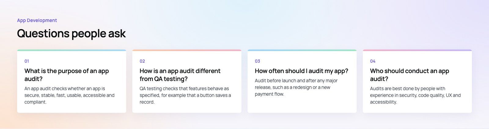 Mobile App Audit Checklist: Security, UX and Performance: further points, a Codeeo diagram