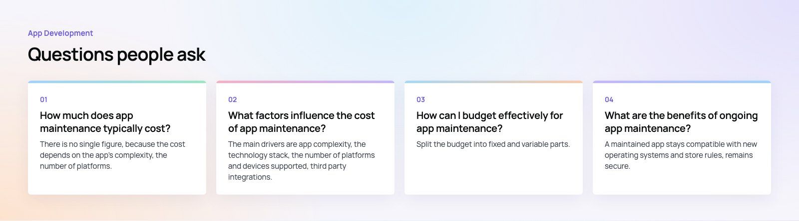 Mobile App Maintenance Cost: What Drives It and Why It Pays: further points, a Codeeo diagram