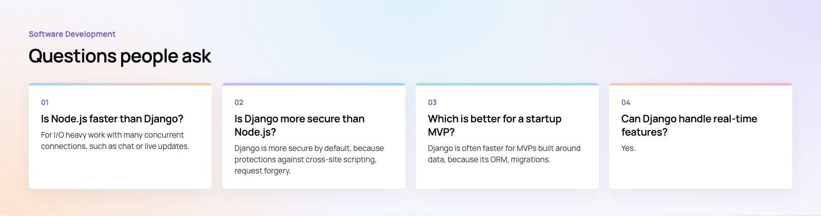 Node.js vs Django: Which Back End Should You Choose?: further points, a Codeeo diagram