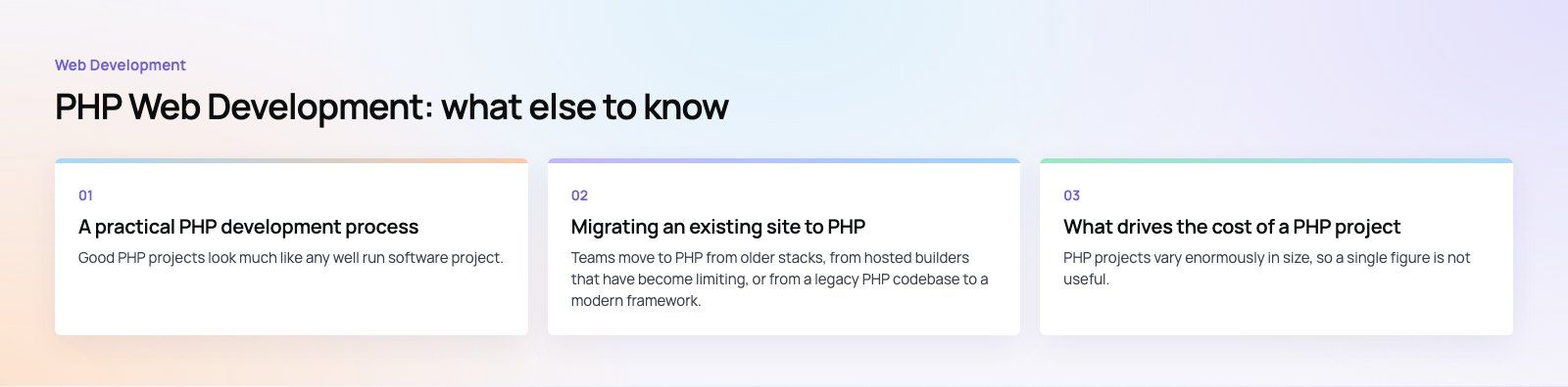 PHP Web Development: When to Choose It and How to Plan the Build: further points, a Codeeo diagram
