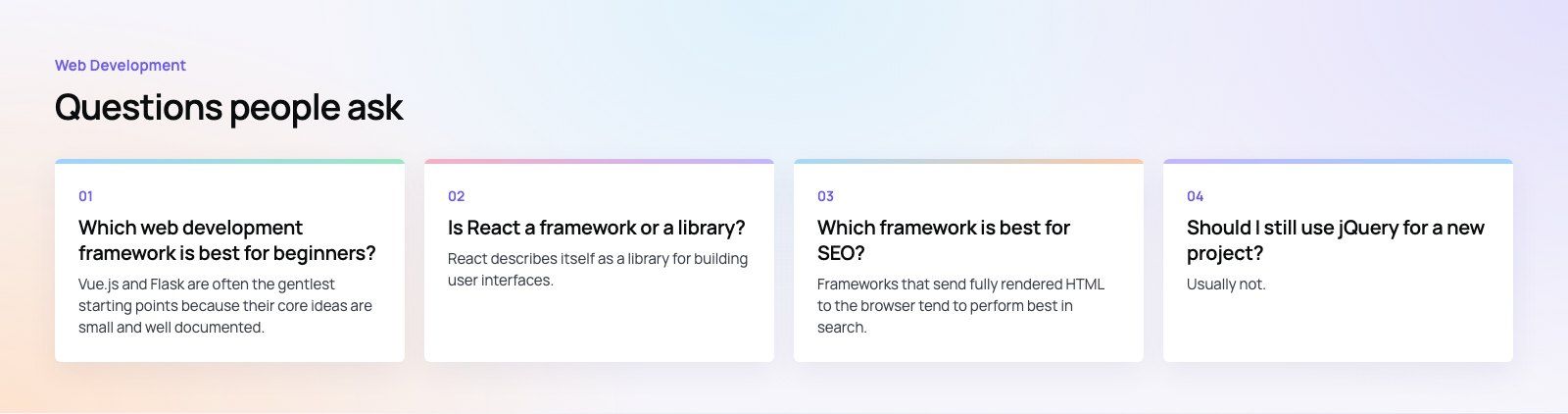13 Popular Web Development Frameworks and When to Use Each: further points, a Codeeo diagram