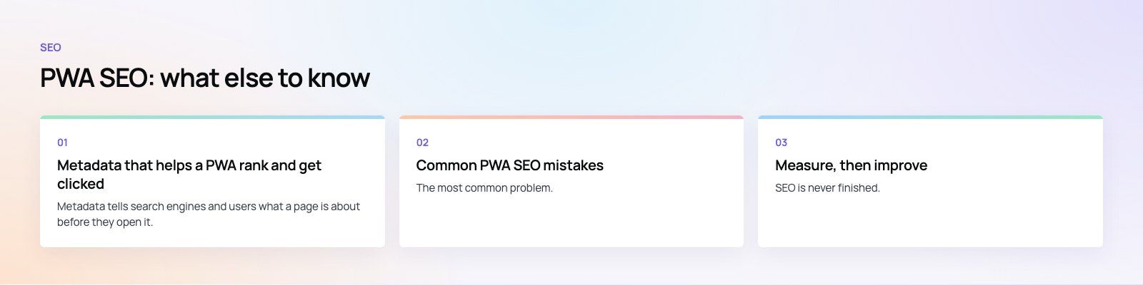 PWA SEO: How to Make a Progressive Web App Rank: further points, a Codeeo diagram