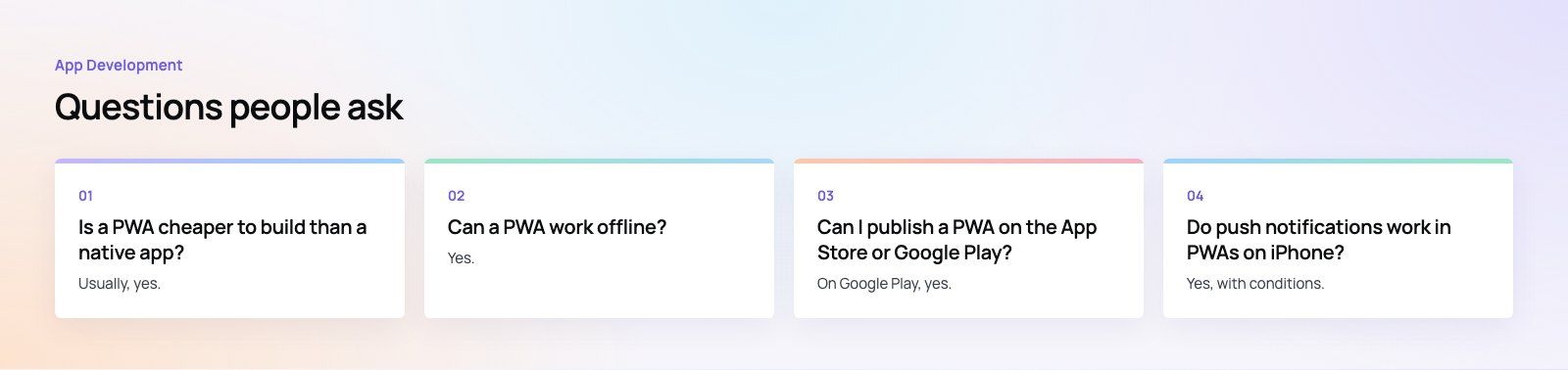 PWA vs Native App: Which Should You Build?: further points, a Codeeo diagram