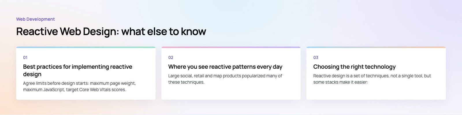 Reactive Web Design: How to Build a Site That Feels Instant: further points, a Codeeo diagram