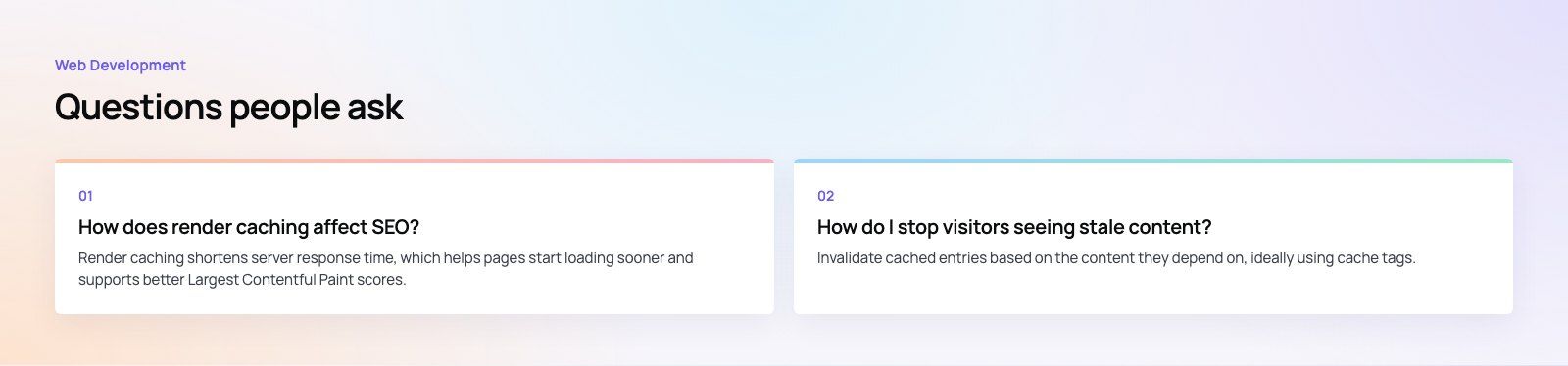 Render Caching: Techniques That Make Web Pages Load Faster: further points, a Codeeo diagram