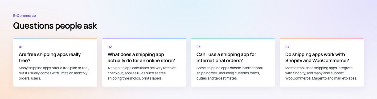 Shipping Apps for Online Stores: Features, Options and Trade Offs: further points, a Codeeo diagram