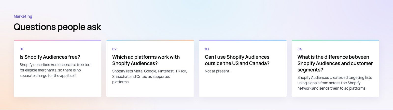 Shopify Audiences: How to Use It for Targeted Marketing: further points, a Codeeo diagram