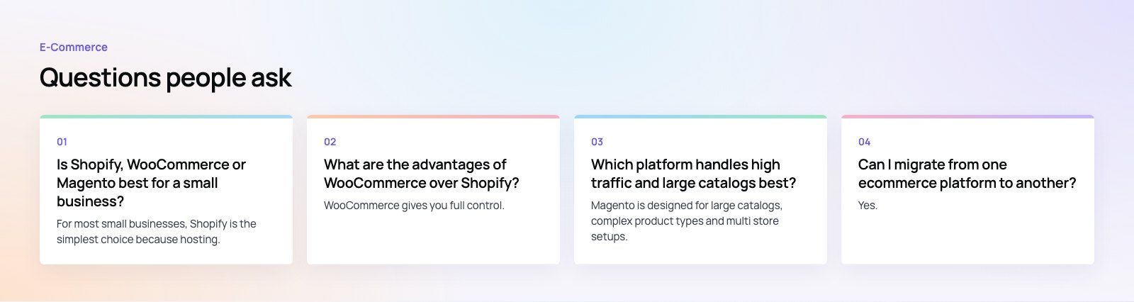 Shopify vs WooCommerce vs Magento: Which Platform Fits Your Store?: further points, a Codeeo diagram