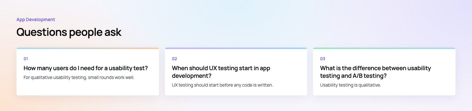 UX Testing for Mobile Apps: Methods, Timing and Common Mistakes: further points, a Codeeo diagram