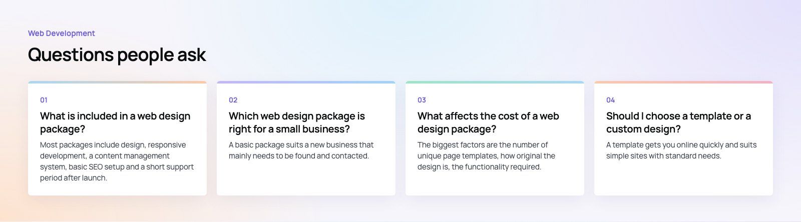 Web Design Packages Explained: What Each Tier Includes: further points, a Codeeo diagram