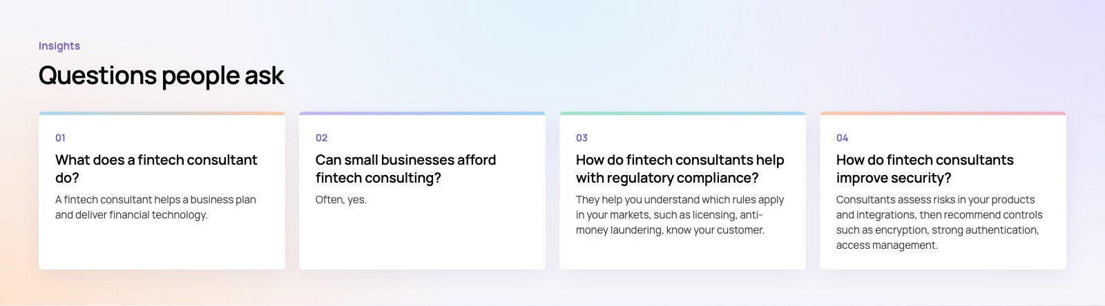 What Does a Fintech Consultant Do? Roles, Benefits and Hiring: further points, a Codeeo diagram