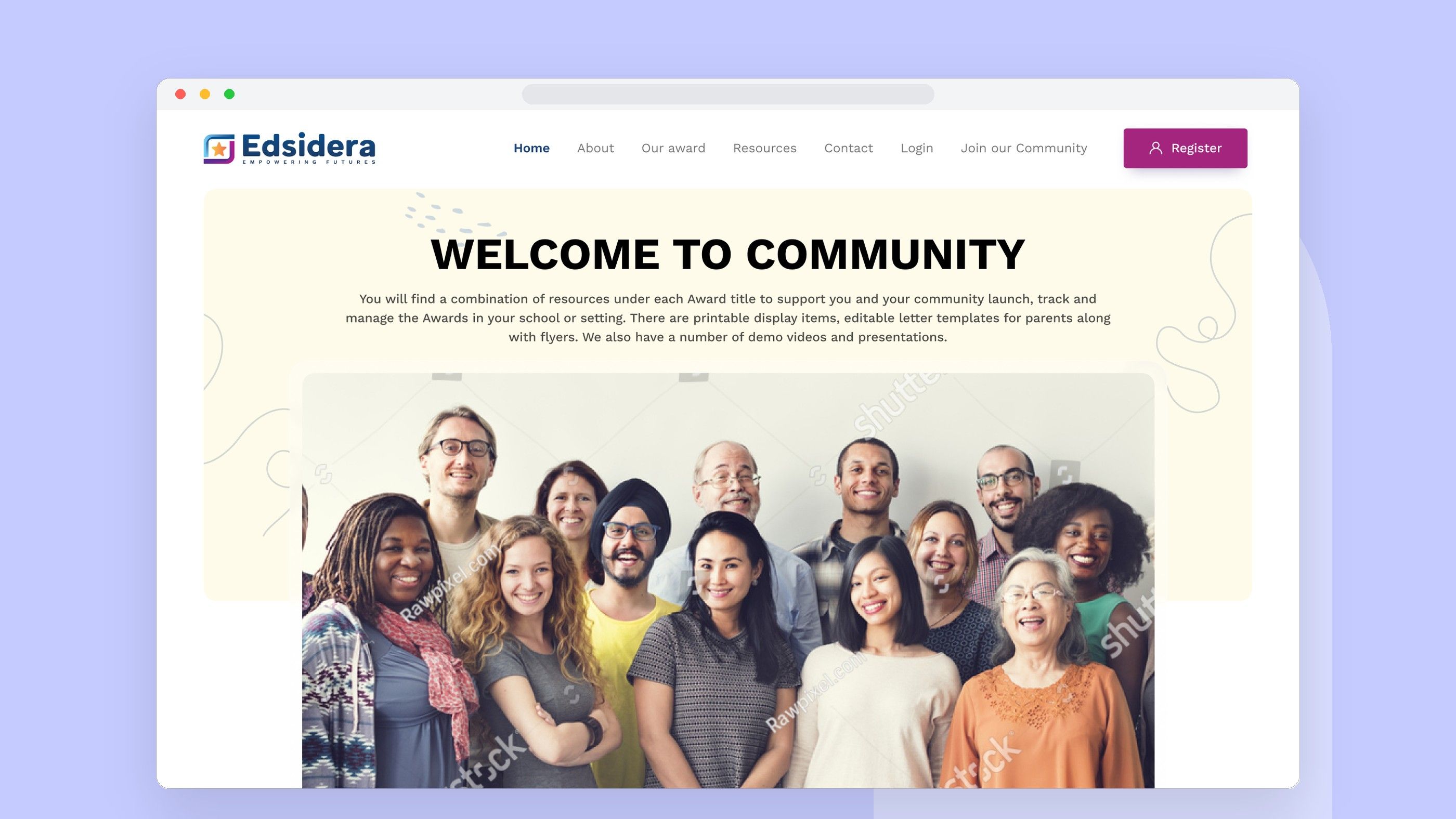 EDSIDERA: Welcome to the community