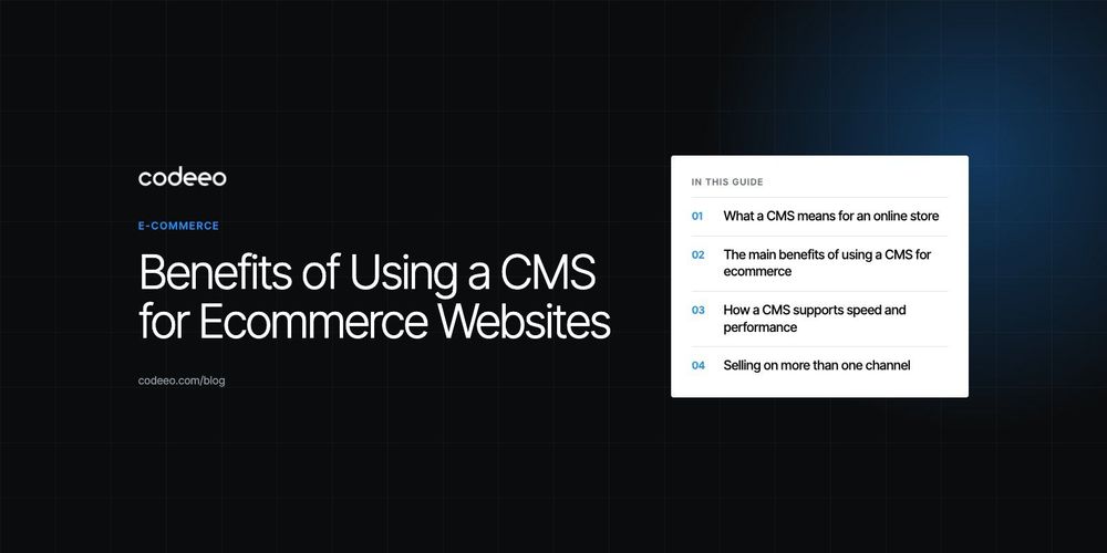Benefits of Using a CMS for Ecommerce Websites