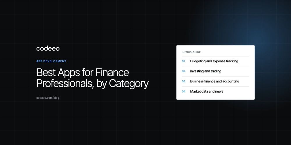 Best Apps for Finance Professionals, by Category