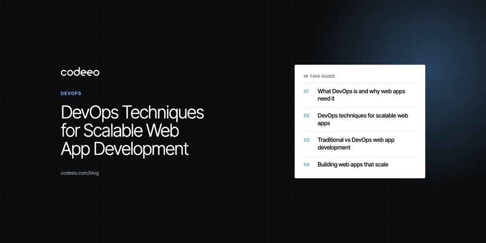 DevOps Techniques for Scalable Web App Development