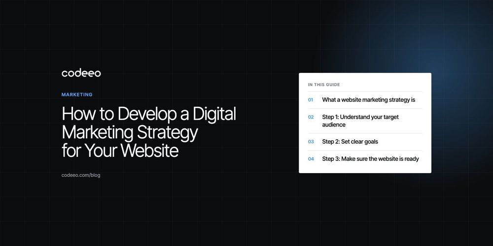How to Develop a Digital Marketing Strategy for Your Website