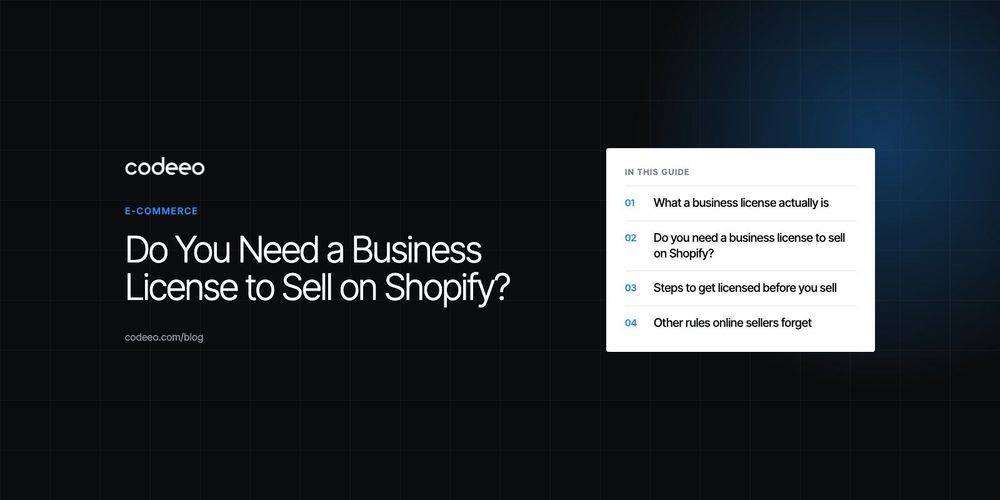 Do You Need a Business License to Sell on Shopify?