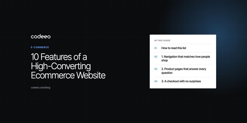 10 Features of a High-Converting Ecommerce Website