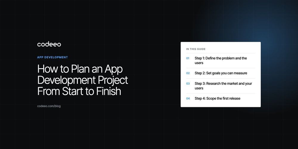 How to Plan an App Development Project From Start to Finish